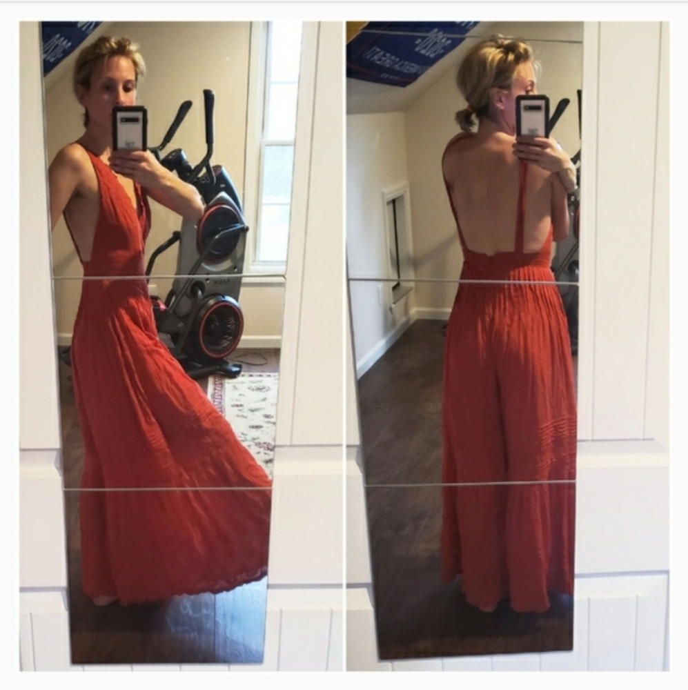 HoSt PiCk! Free People Paloma Jumpsuit sz 2, $300 - Picture 5 of 11